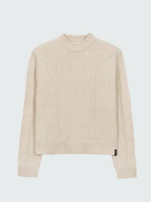 Women's Berneray Cable Crew Jumper