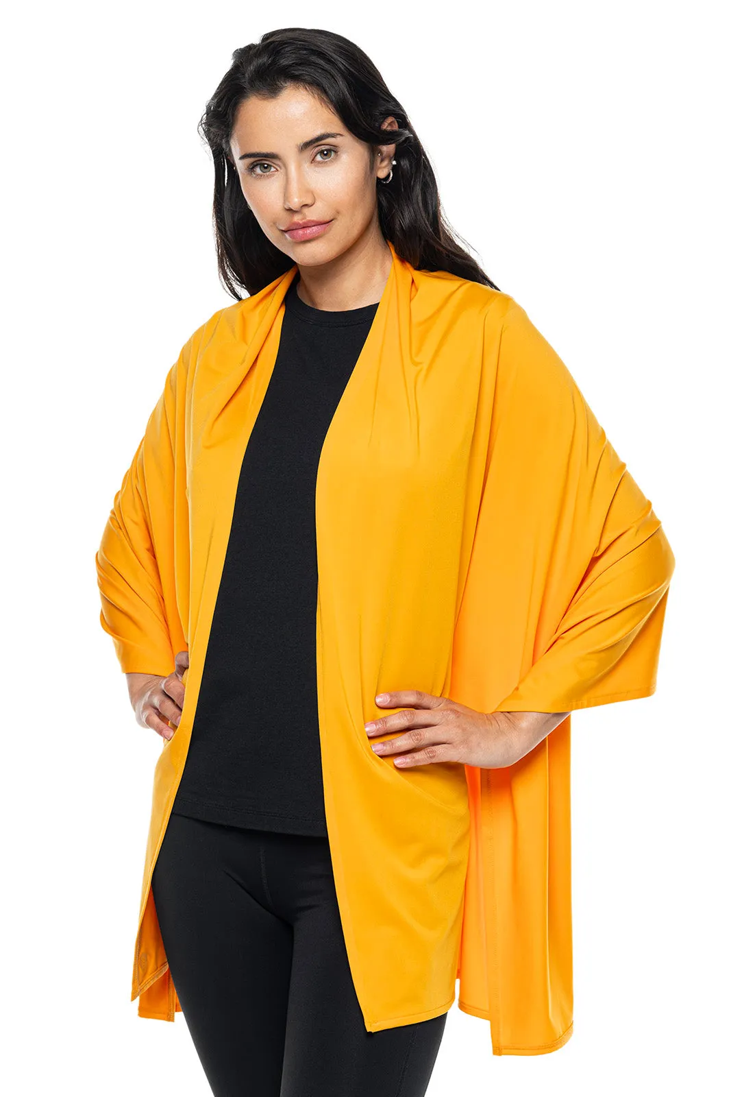 Women's Bhakti Sun Shawl  |  Apricot Crush