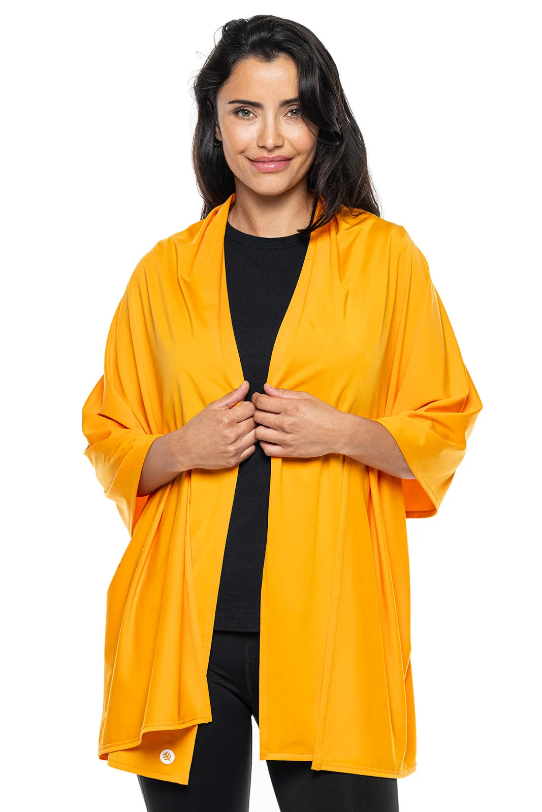 Women's Bhakti Sun Shawl  |  Apricot Crush