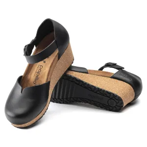 Women's Birkenstock Papillio Mary Leather Color: Black