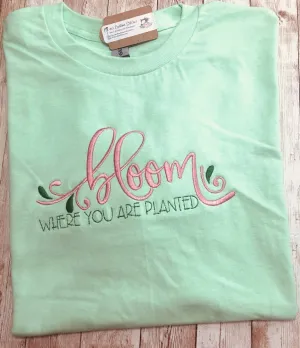 Women’s Bloom Planted Christian Cotton T Shirt