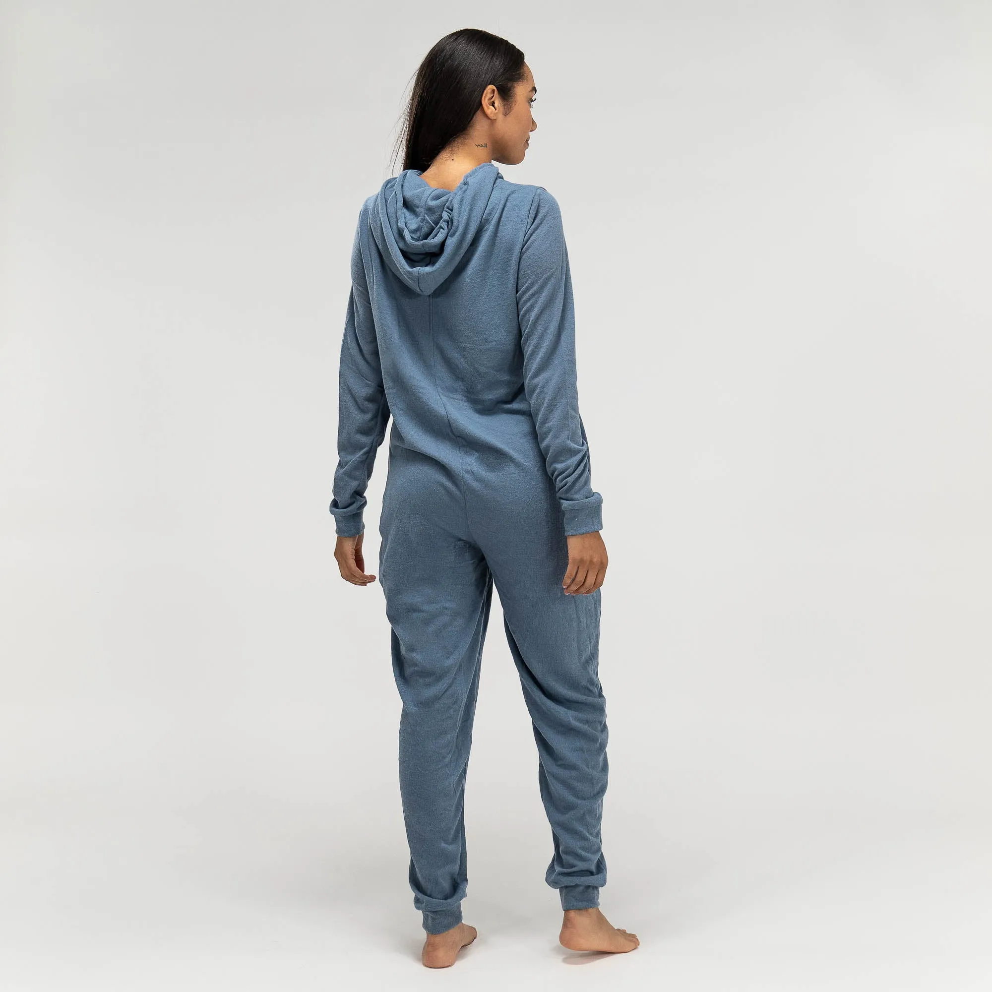 Women's Blue Jersey Onesie