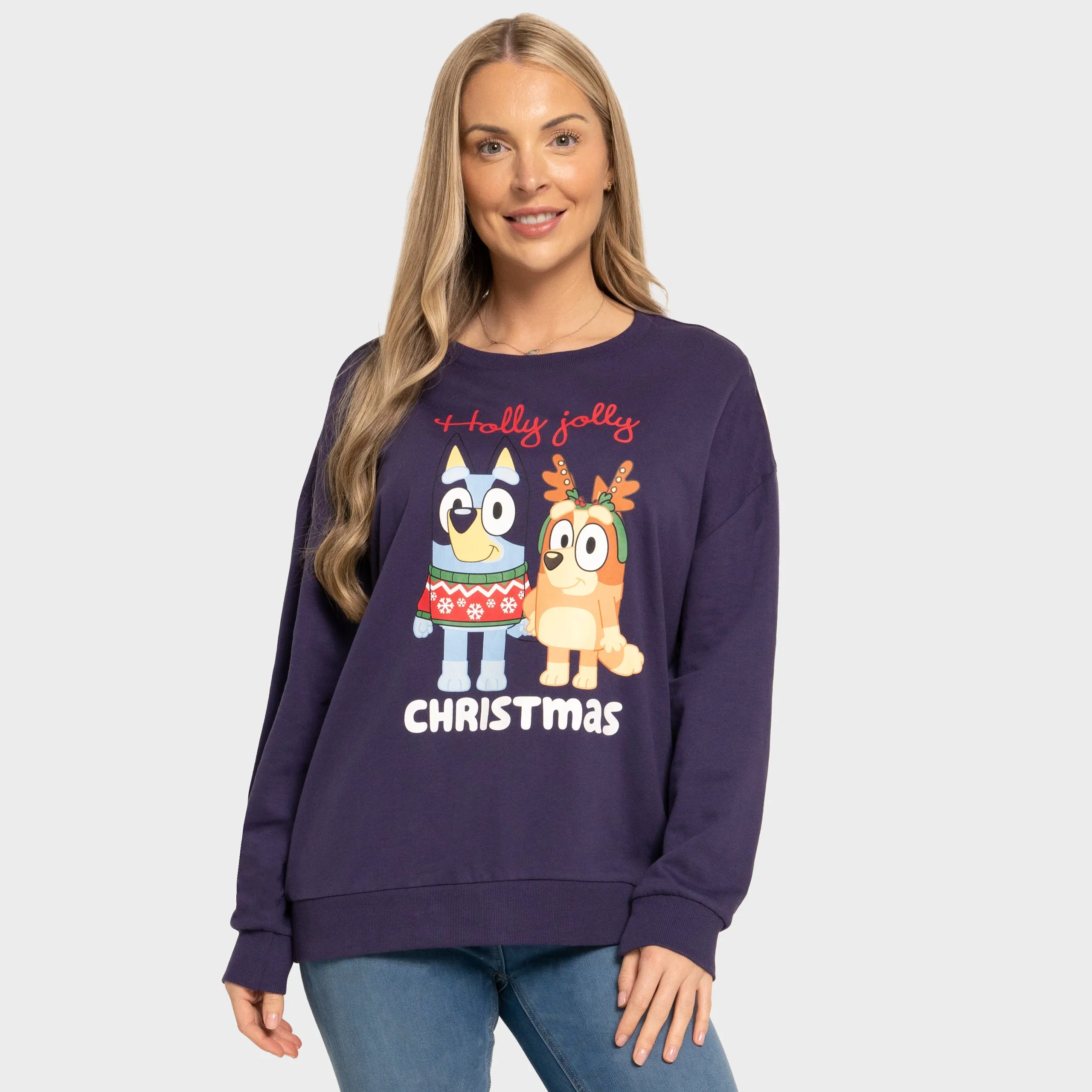 Womens Bluey Christmas Sweatshirt