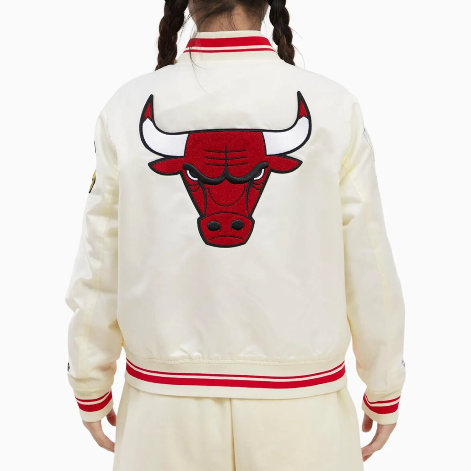 Women's Chicago Bulls NBA Retro Rib Satin Jacket