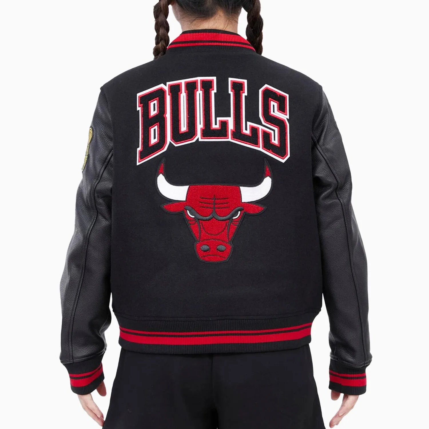 Women's Chicago Bulls Retro Classic Rib Wool Varsity Jacket