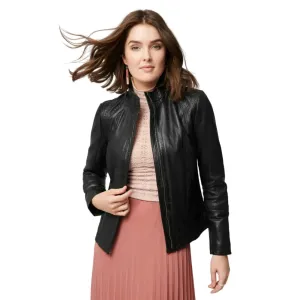 Womens Classic Leather Jacket