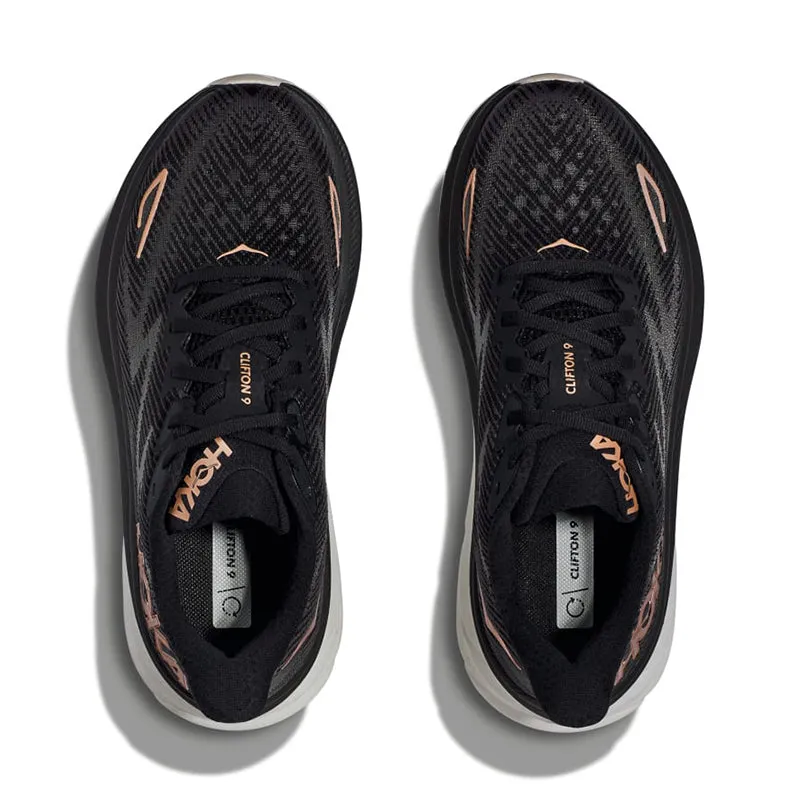 Women's Clifton 9 Black/Rose Gold