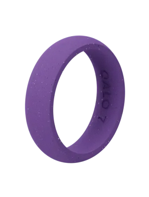 Women's Cloud to Purple Classic Silicone Ring