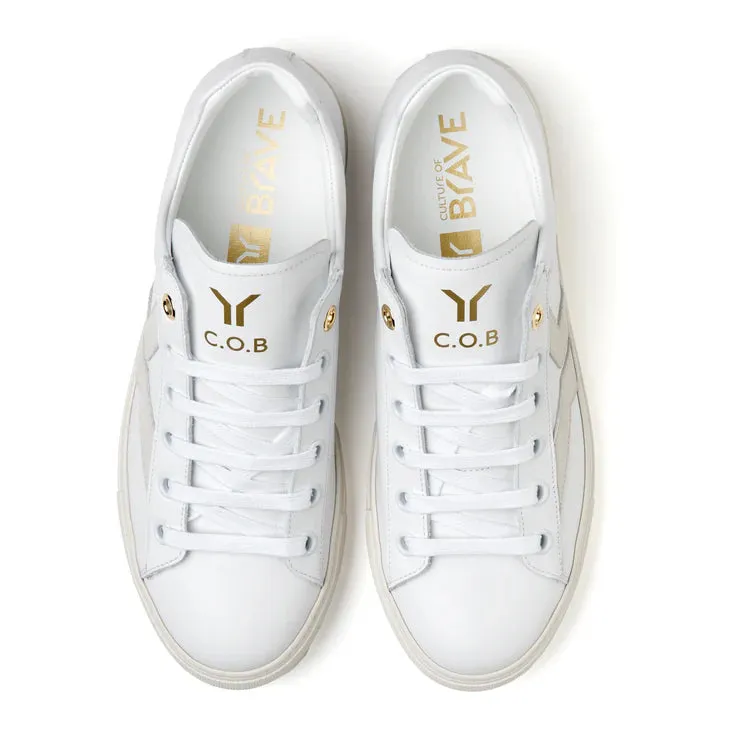 WOMEN'S C.O.B by CULTURE OF BRAVE COURAGE S1 | WHITE / WHITE WING