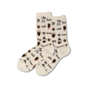 WOMENS COFFEE CREW SOCKS