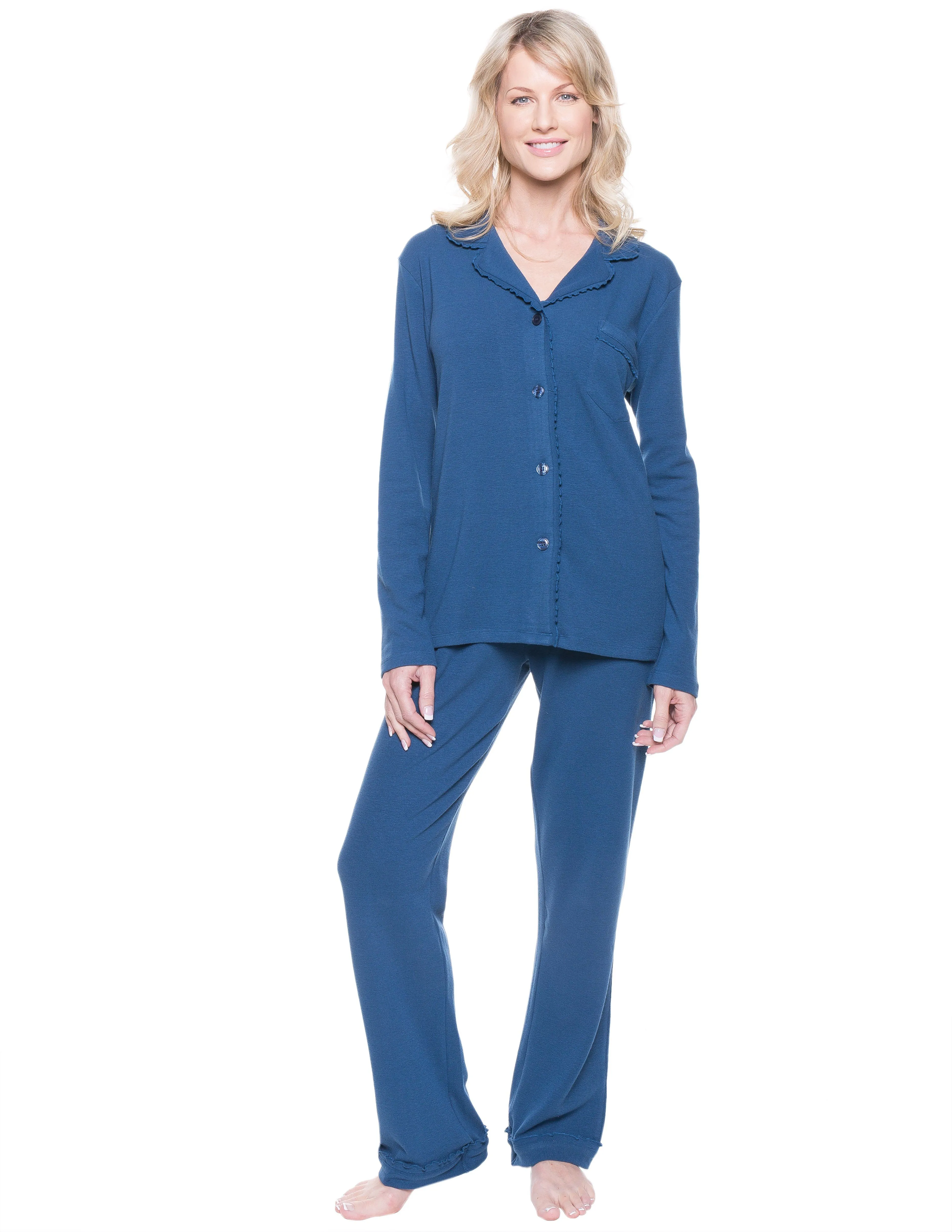 Women's Cozy Rib Pajama Sleepwear Set