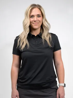 Women's Crest 2.0 Polo Black