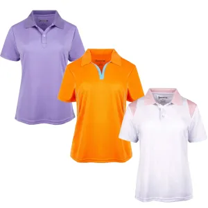 Women's  Cut Dri-Fit Golf Shirts - Save with a Three Shirt Bundle