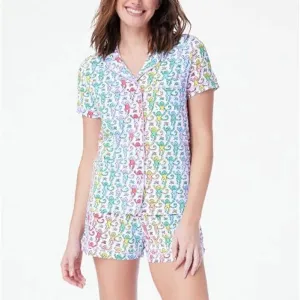 Women's Cute Roller Rabbit Pajamas Set