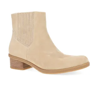 Women's Dansko Daisie Boot Color: Sand Waterproof Nubuck