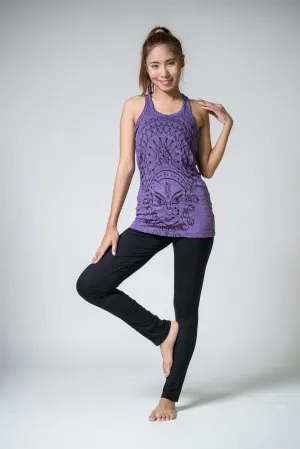 Womens Durga Tank Top in Purple