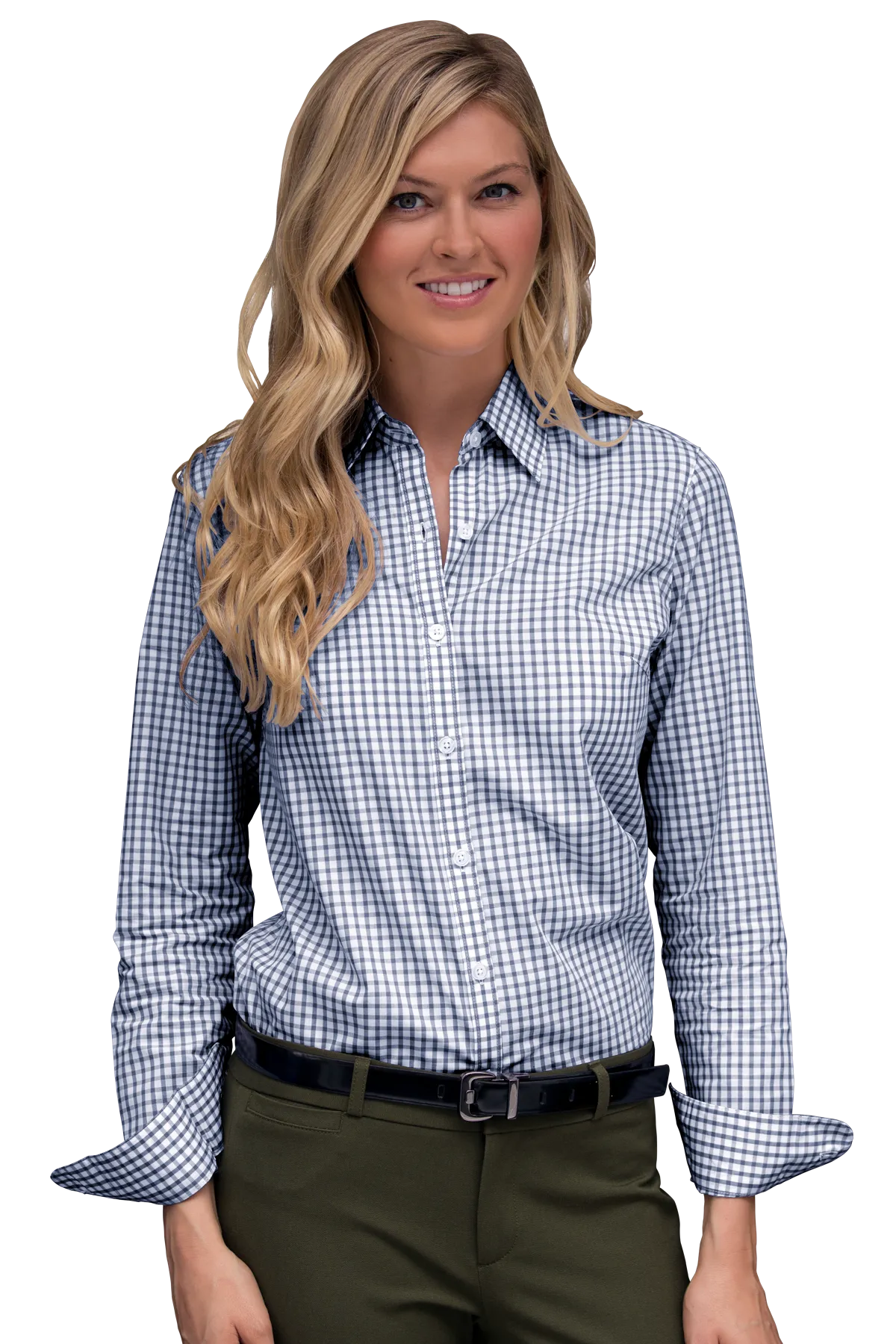 Women's Easy Care Gingham Check Shirt