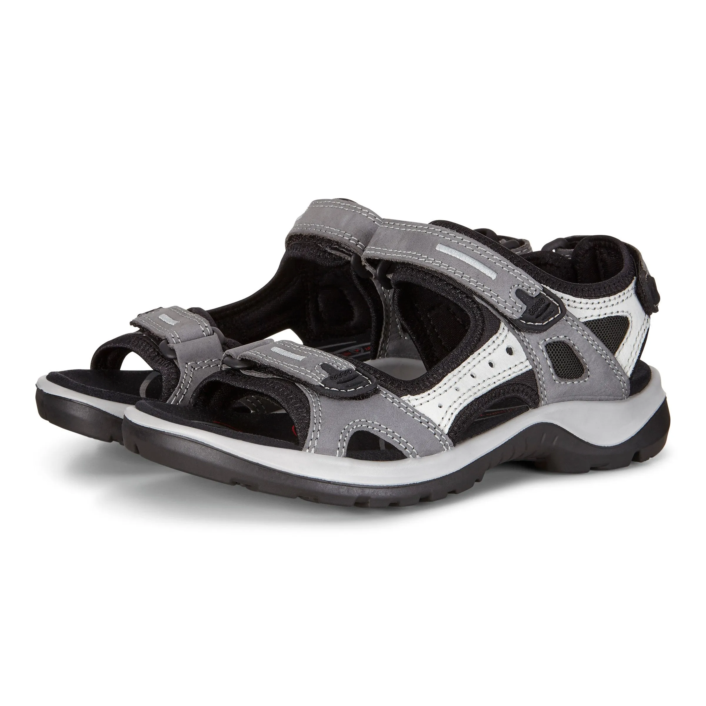 Women's Ecco Yucatan Sandal Color: Titanium