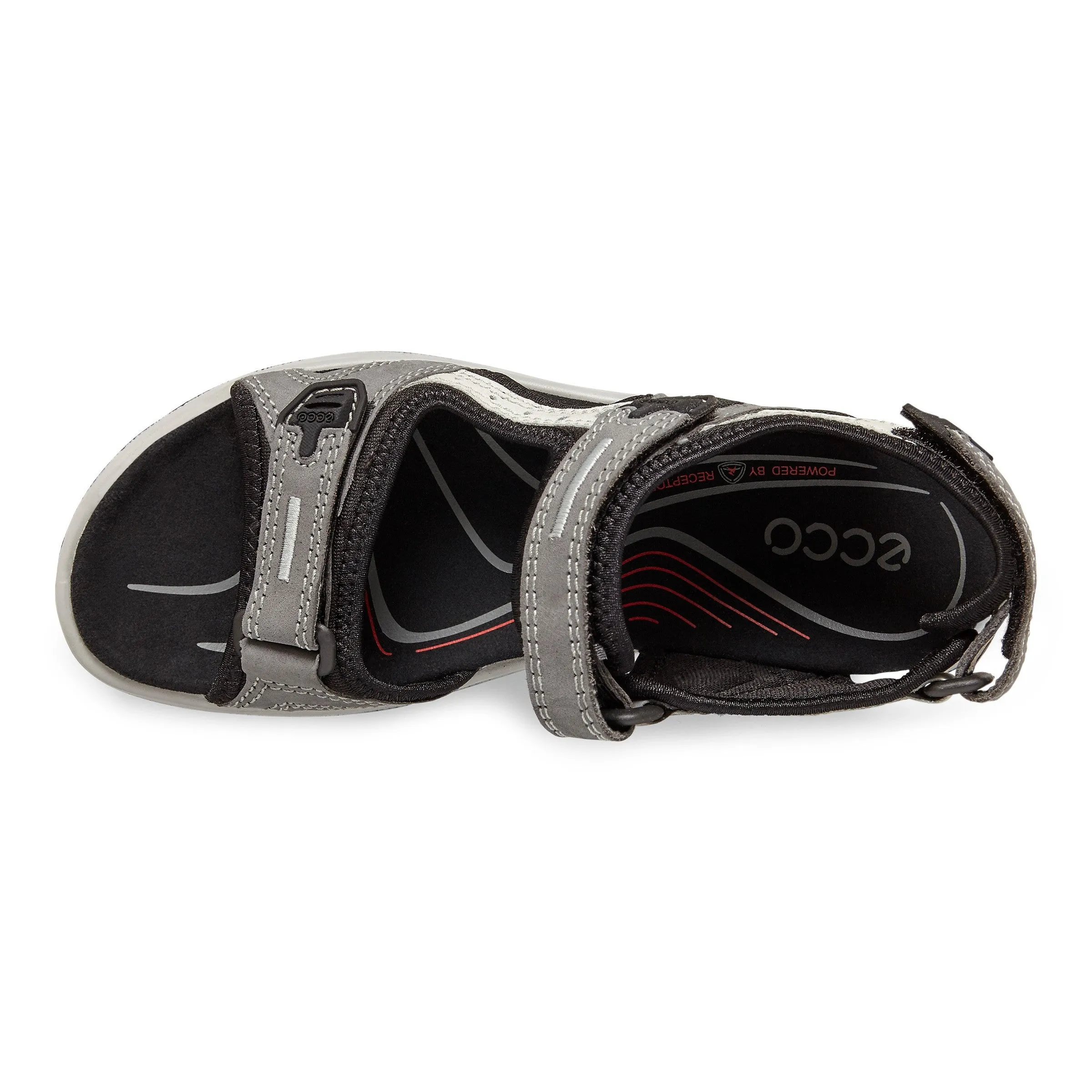 Women's Ecco Yucatan Sandal Color: Titanium