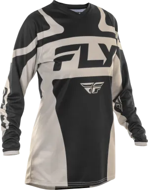 WOMEN'S F-16 JERSEY BLACK/WHITE SM