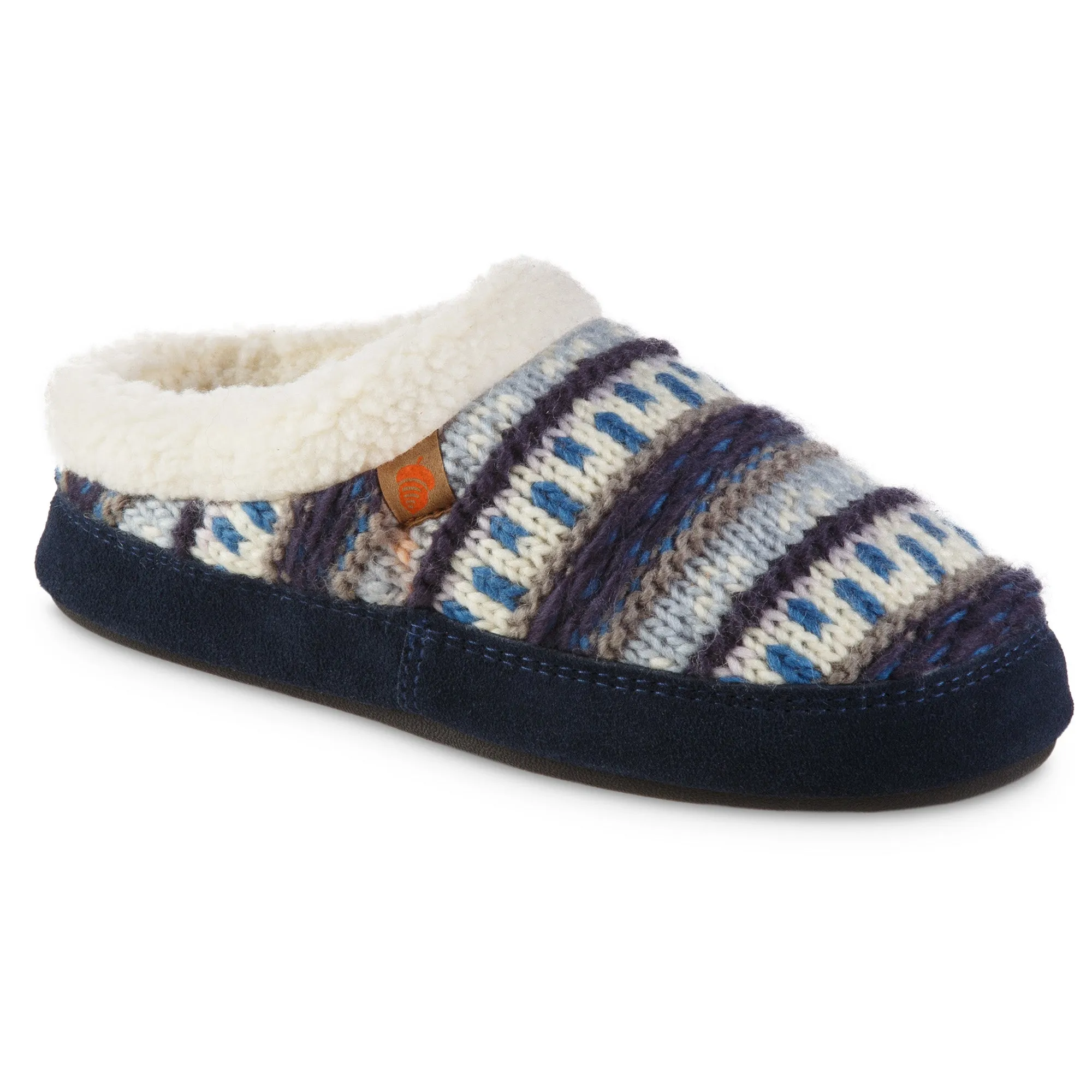 Women's Fairisle Clog Slipper with Indoor/Outdoor Sole