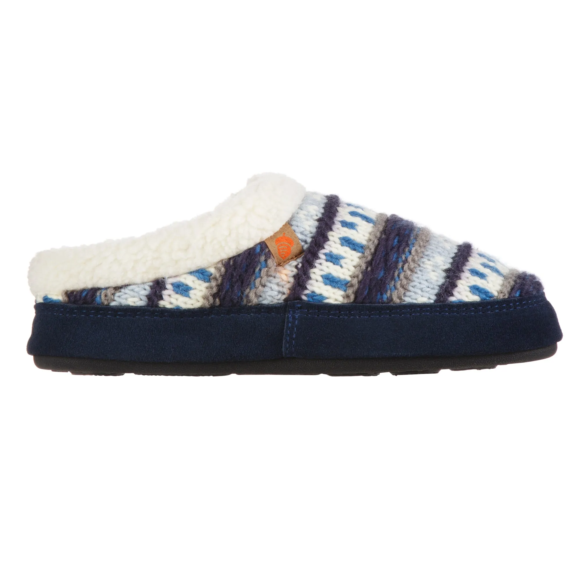 Women's Fairisle Clog Slipper with Indoor/Outdoor Sole