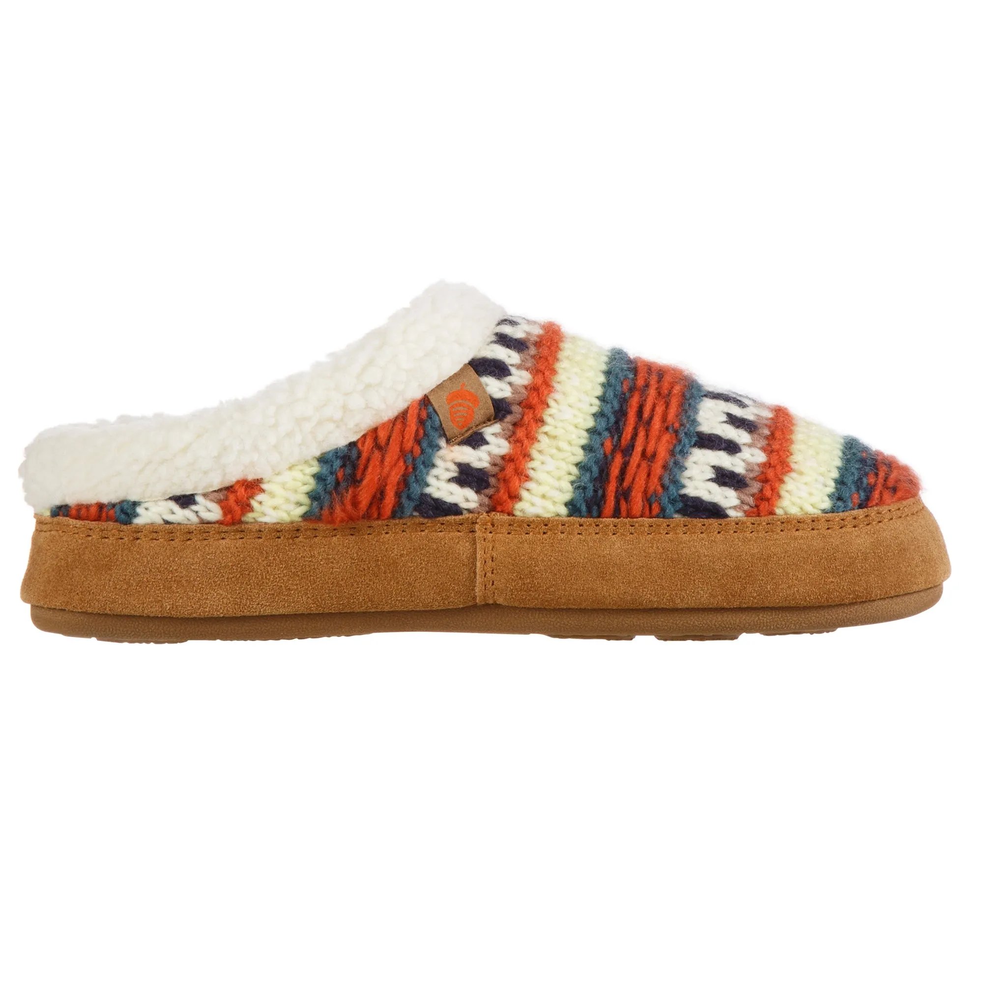 Women's Fairisle Clog Slipper with Indoor/Outdoor Sole