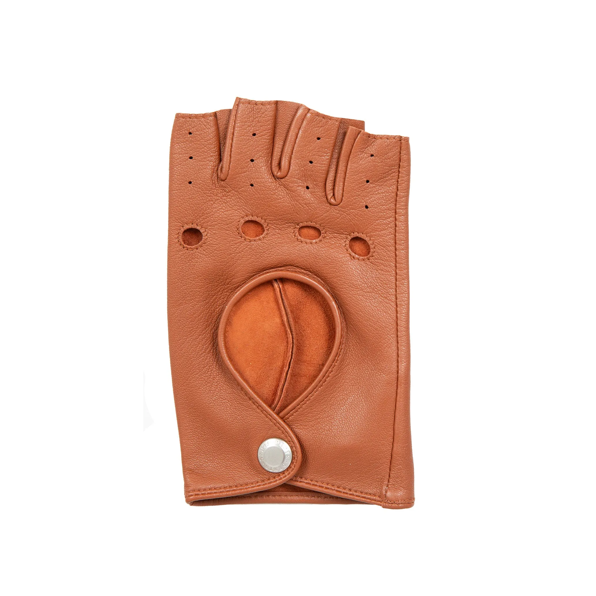 Women’s Fingerless Leather Driving Gloves