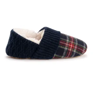 Women's Flannel Plaid Ballerina Slippers