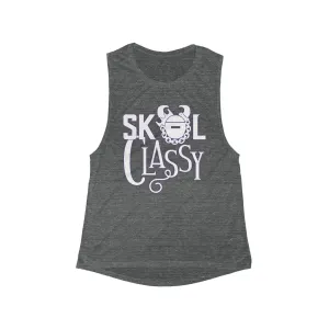 Women's Flowy Scoop Muscle Tank - Classy