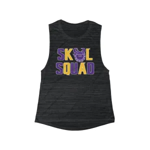 Women's Flowy Scoop Muscle Tank - SQUAD