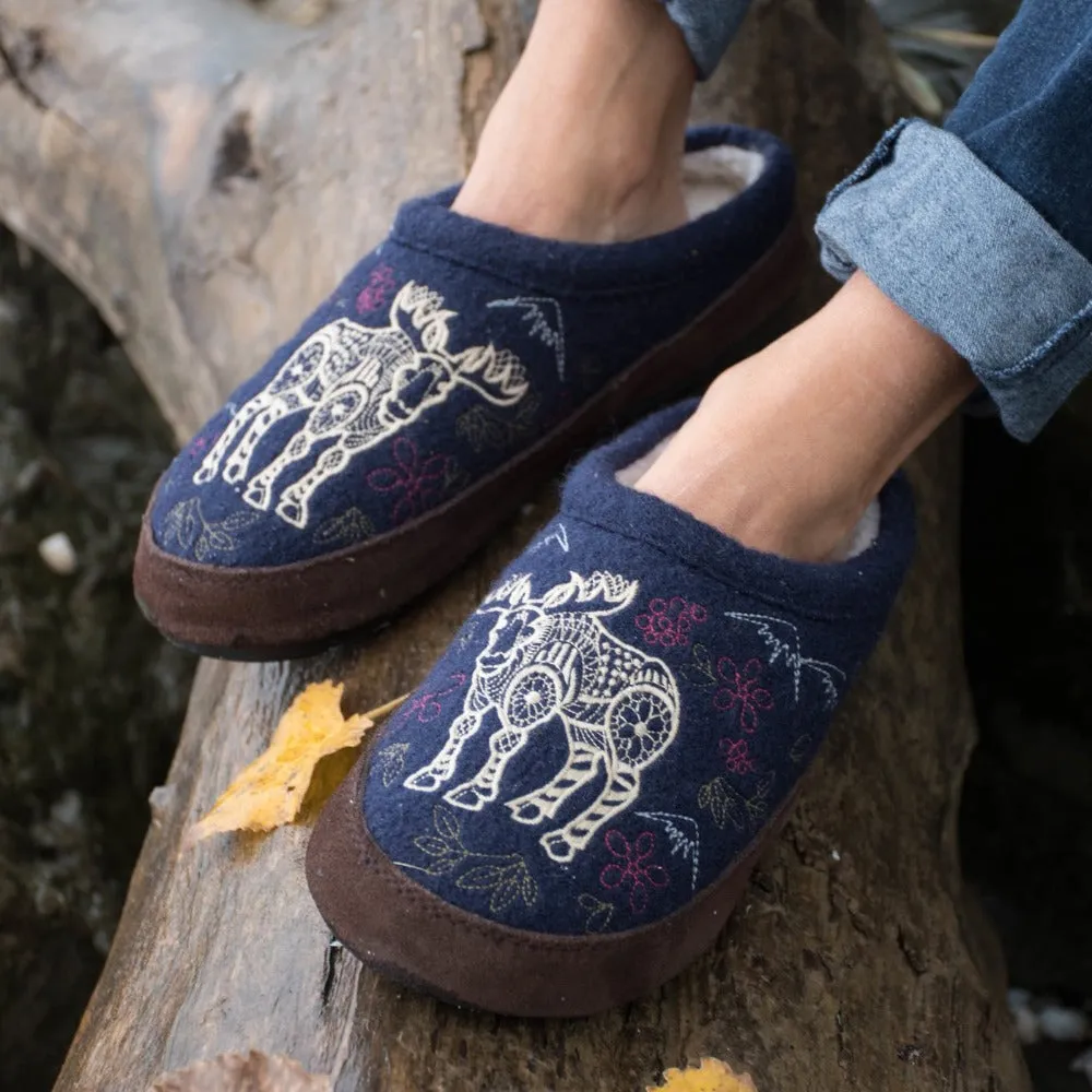 Women's Forest Mule Slipper with Indoor/Outdoor Sole