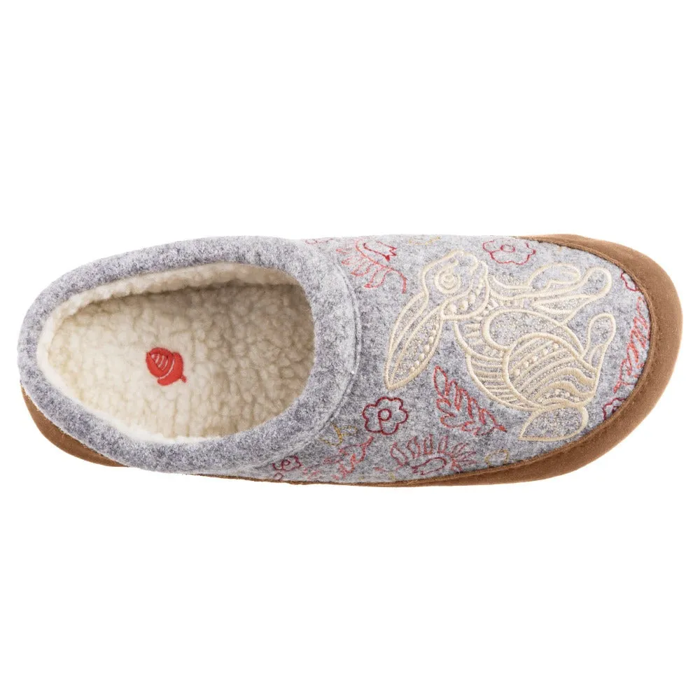 Women's Forest Mule Slipper with Indoor/Outdoor Sole