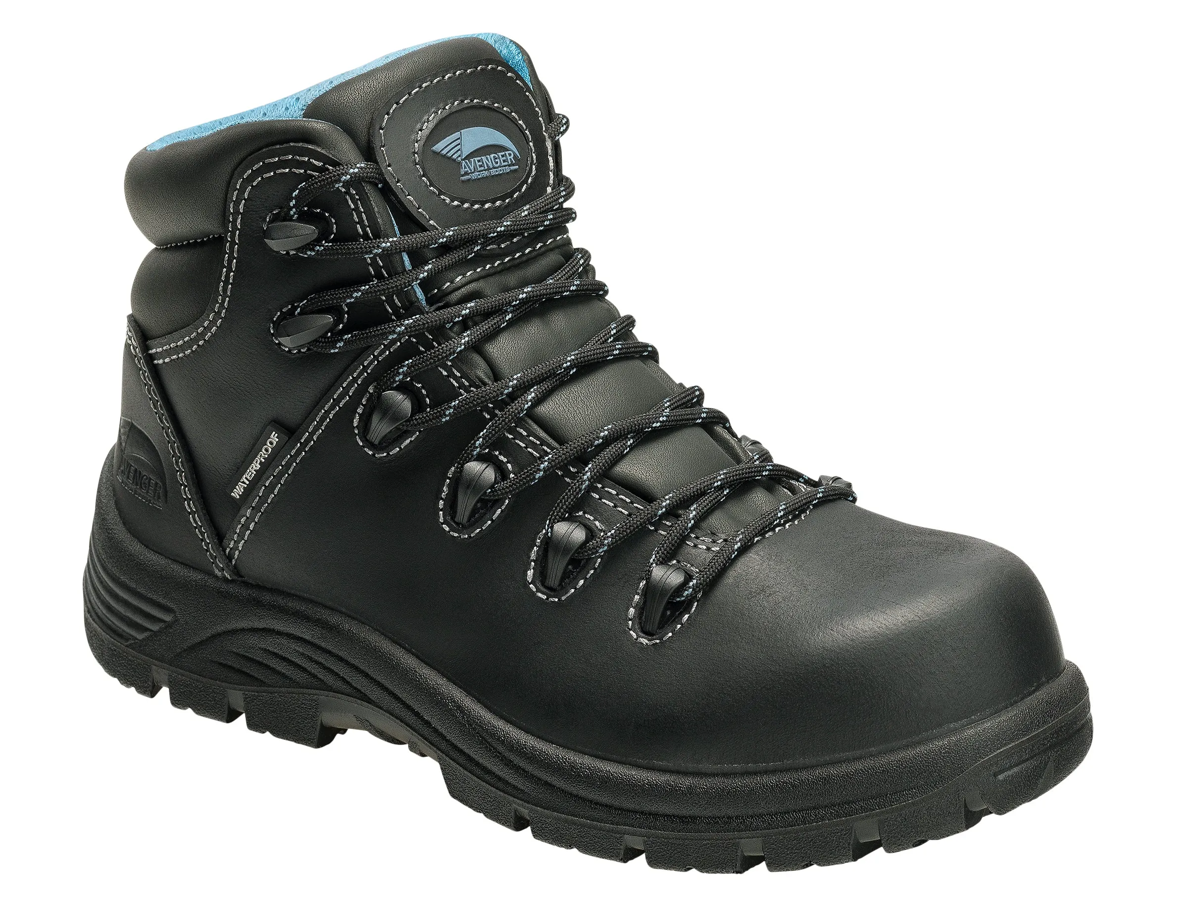 Women's Framer Black Composite Toe EH PR WP 6" Work Boot