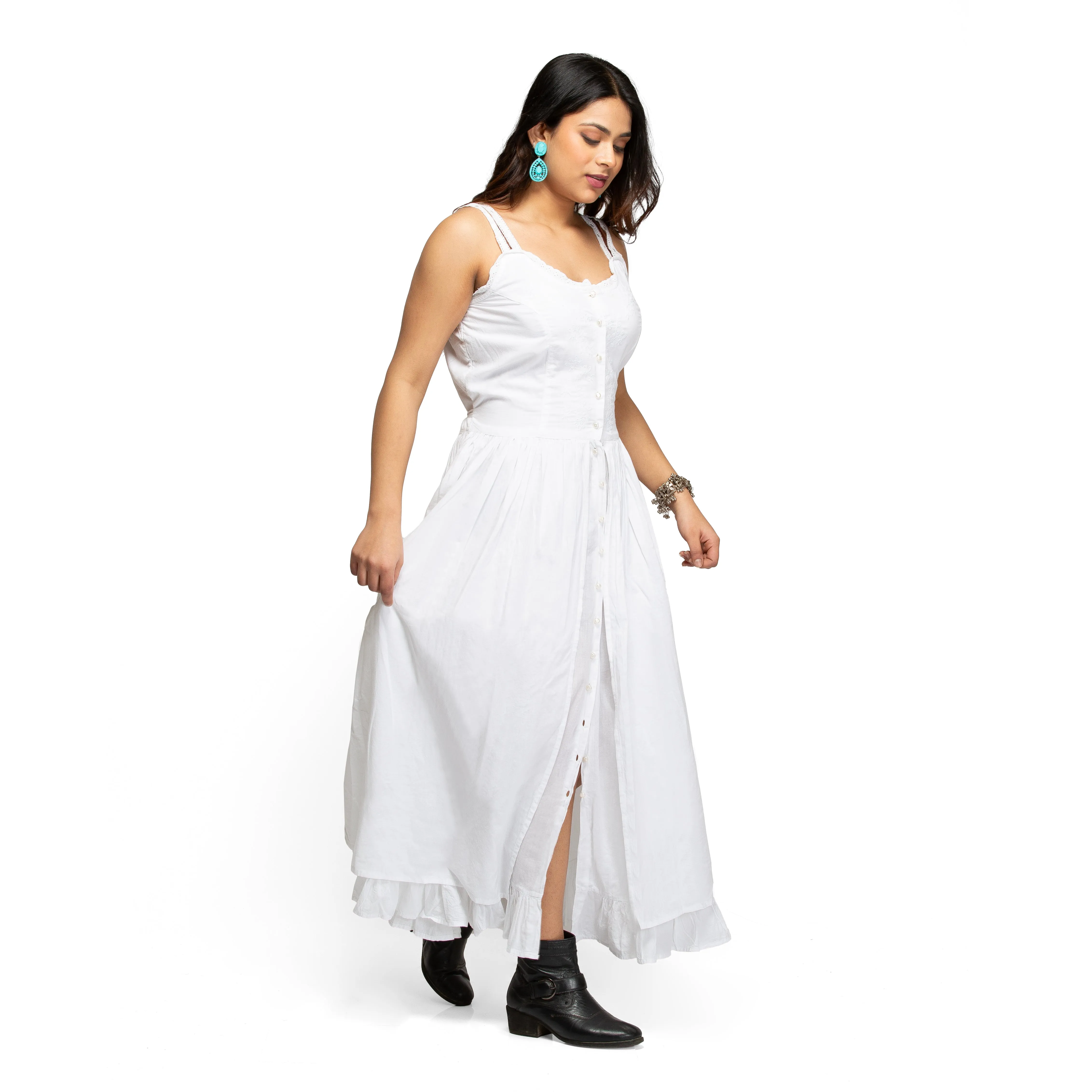 Women'S Full Length A-Line Dress