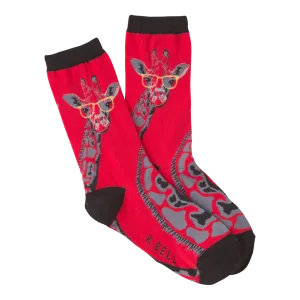 Women's Giraffe Crew Sock ^