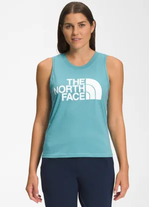 Women's Half Dome Tank in Reef Waters/ White by The North Face