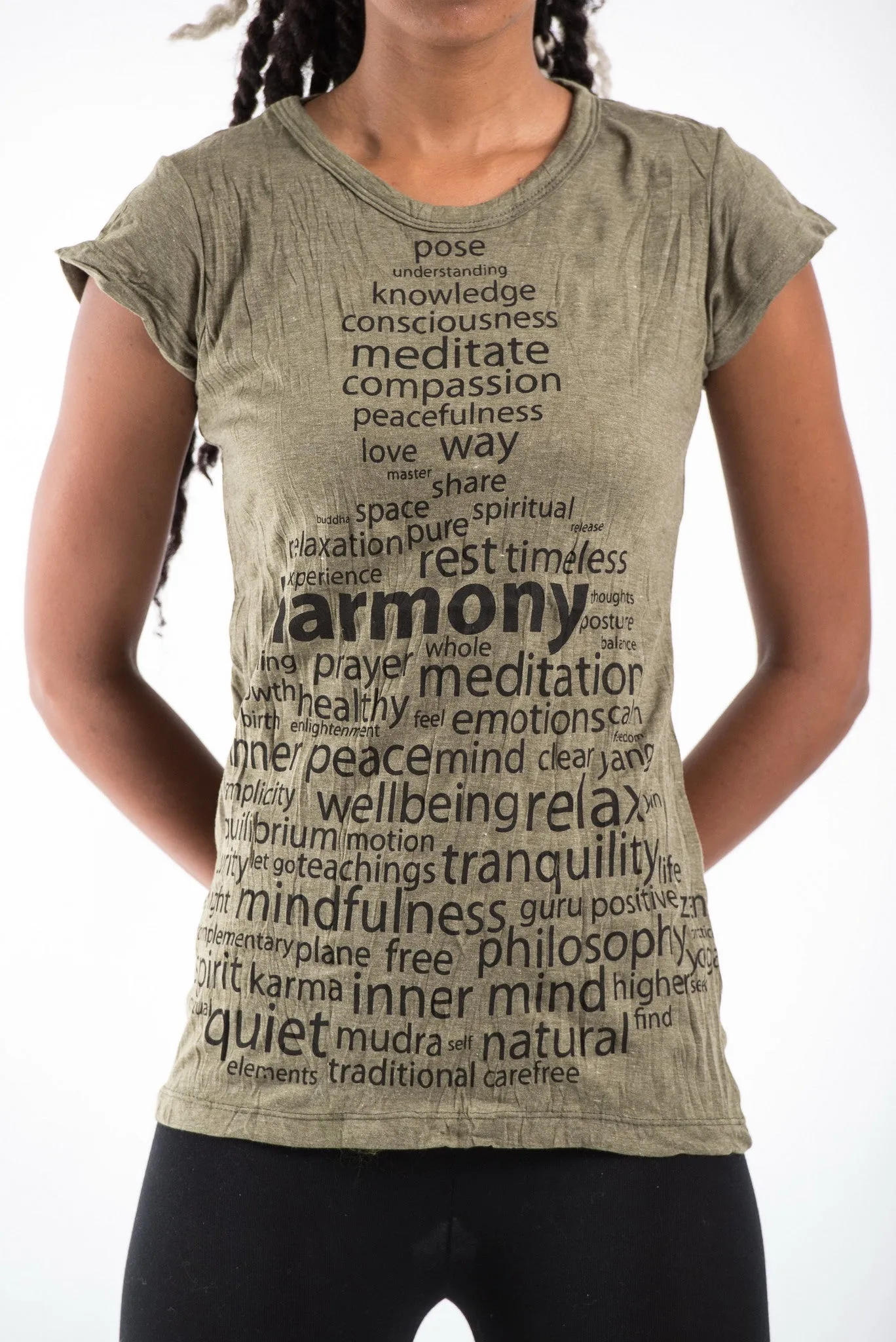 Womens Harmony T-Shirt in Green