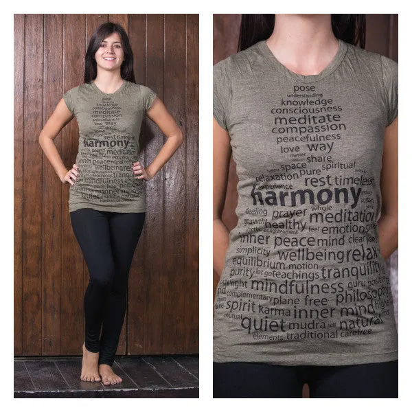 Womens Harmony T-Shirt in Green