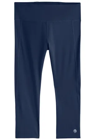 Women's High-Rise Asana Yoga Capris  |  Navy