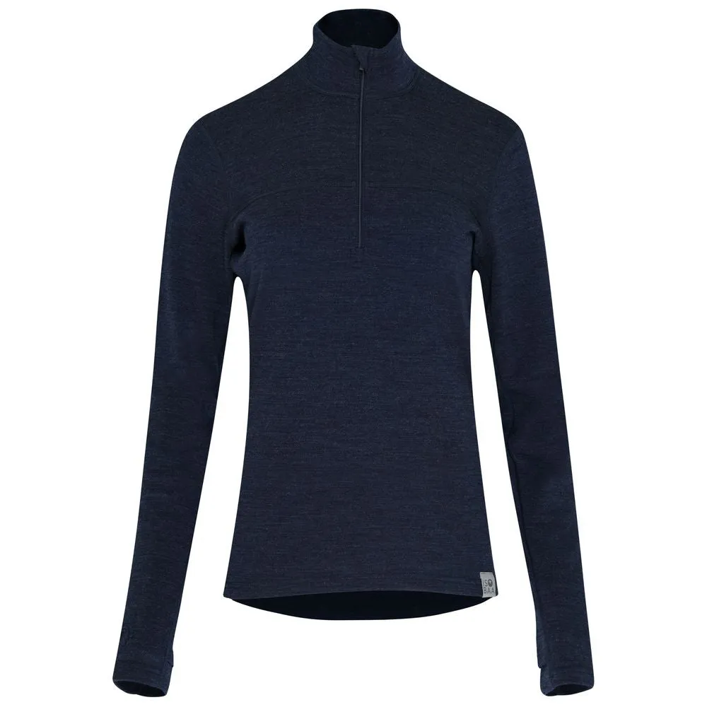 Womens IsoSoft 240 Zip Neck (Navy)