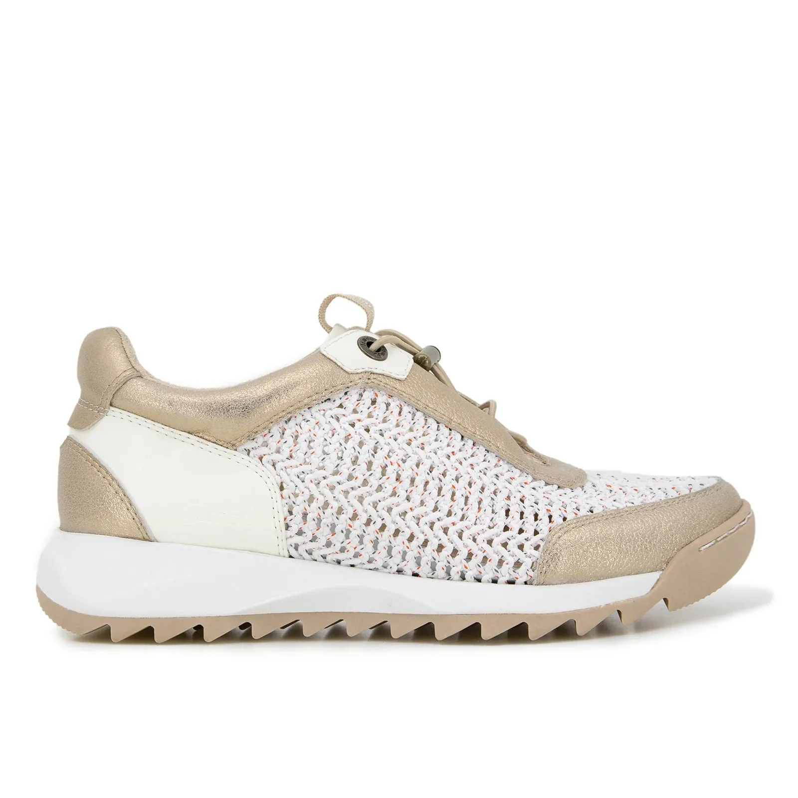 WOMEN'S JAMBU HARPER SLIP-ON SHOE | WHITE / CHAMPAGNE