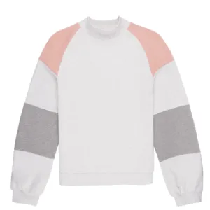 Womens Kamui Colours Sweatshirt White Pink-Purple