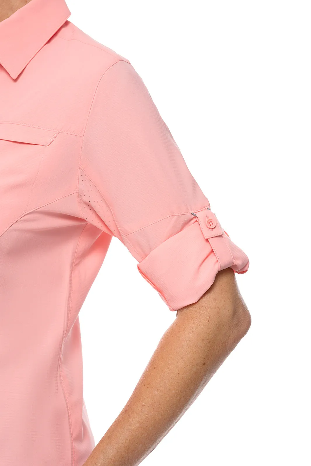 Women's Kodia Fishing Shirt  |  Peachy Pink