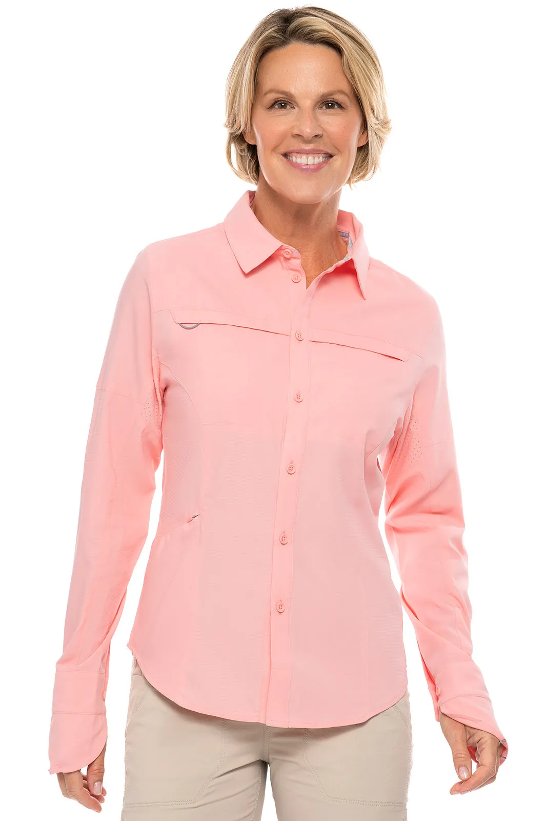 Women's Kodia Fishing Shirt  |  Peachy Pink