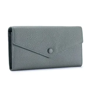 Women's Leather Bifold Envelope Wallet - Stylish and Spacious