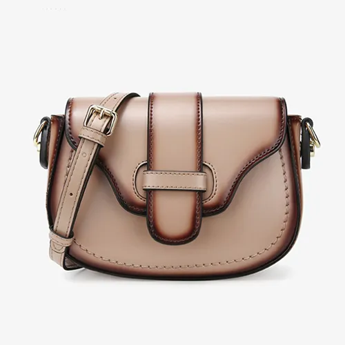 Womens Leather Small Saddle Crossbody Bags