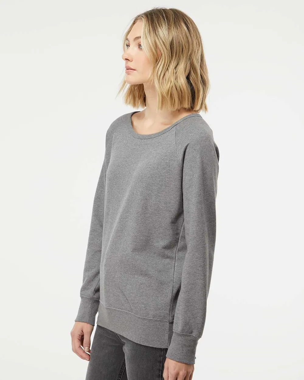 Women's Lightweight Capped Neck Crew