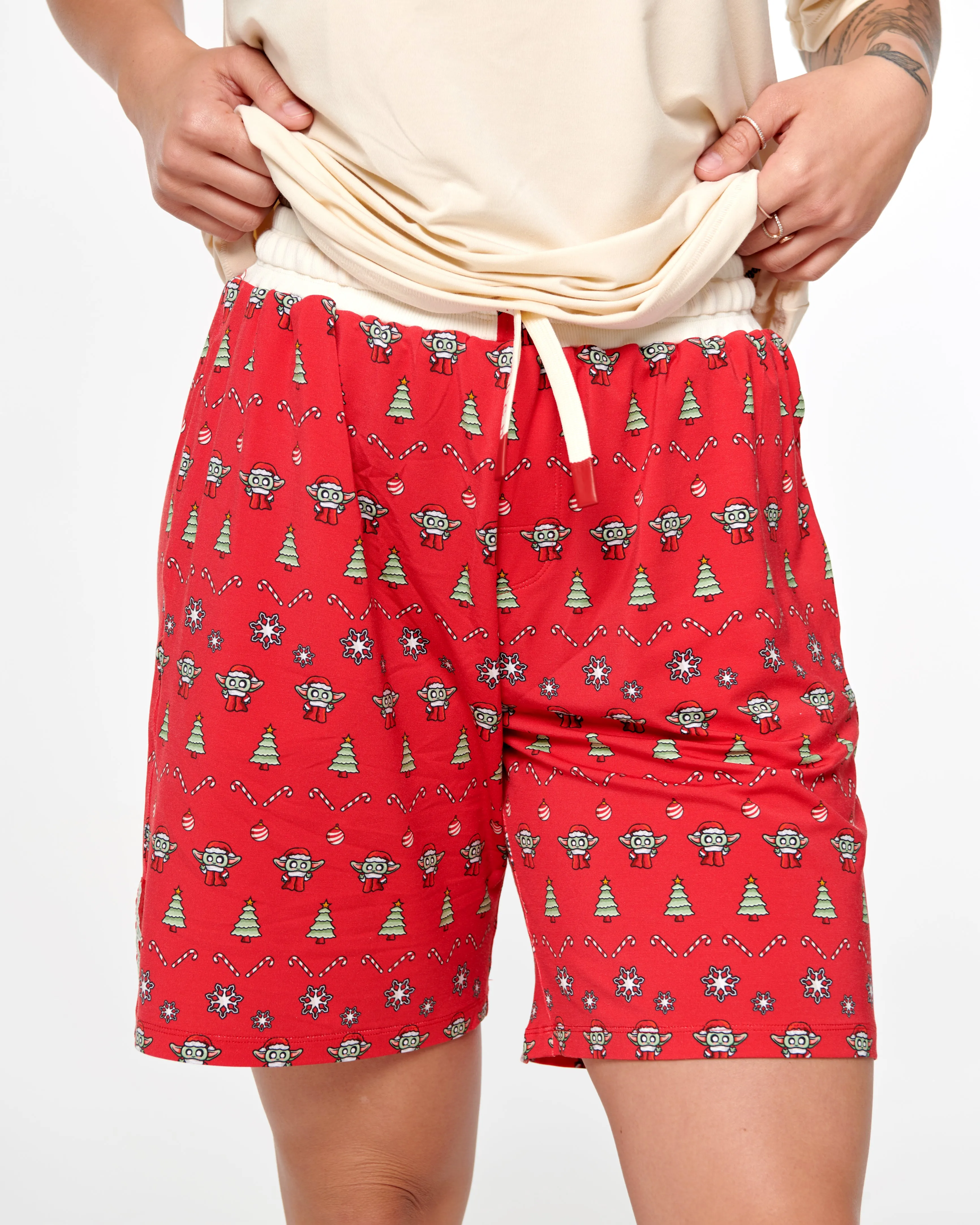 Women's Long Christmas Shorts