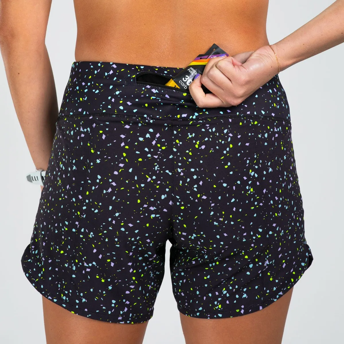 Womens LTD Run 6 Inch Short - Electric